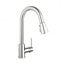 Kindred Canada KFPD2100 - Gooseneck pull down spray faucet, Chrome