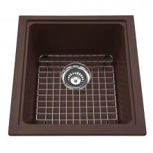 Kindred Canada KGS3U/8ES - Granite Series 16.75-in LR x 18.13-in FB Undermount Single Bowl Granite Kitchen Sink in Mocha