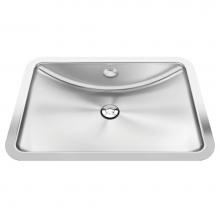 Kindred Canada KSOWB1420U/5 - 20-in LR x 14-in FB Undermount Single Bowl Stainless Steel Bathroom Sink