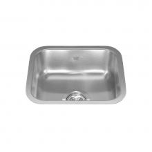 Kindred Canada NS1313U/6 - Reginox 14.75-in LR x 12.75-in FB Undermount Single Bowl Stainless Steel Hospitality Sink