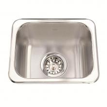 Kindred Canada QS1113/6 - Kindred Utility Collection13.63-in LR x 11.25-in FB Drop In Single Bowl Stainless Steel Hospitalit