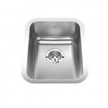 Kindred Canada QSUA1914/7 - Steel Queen 13.75-in LR x 18.75-in FB Undermount Single Bowl Stainless Steel Hospitality Sink