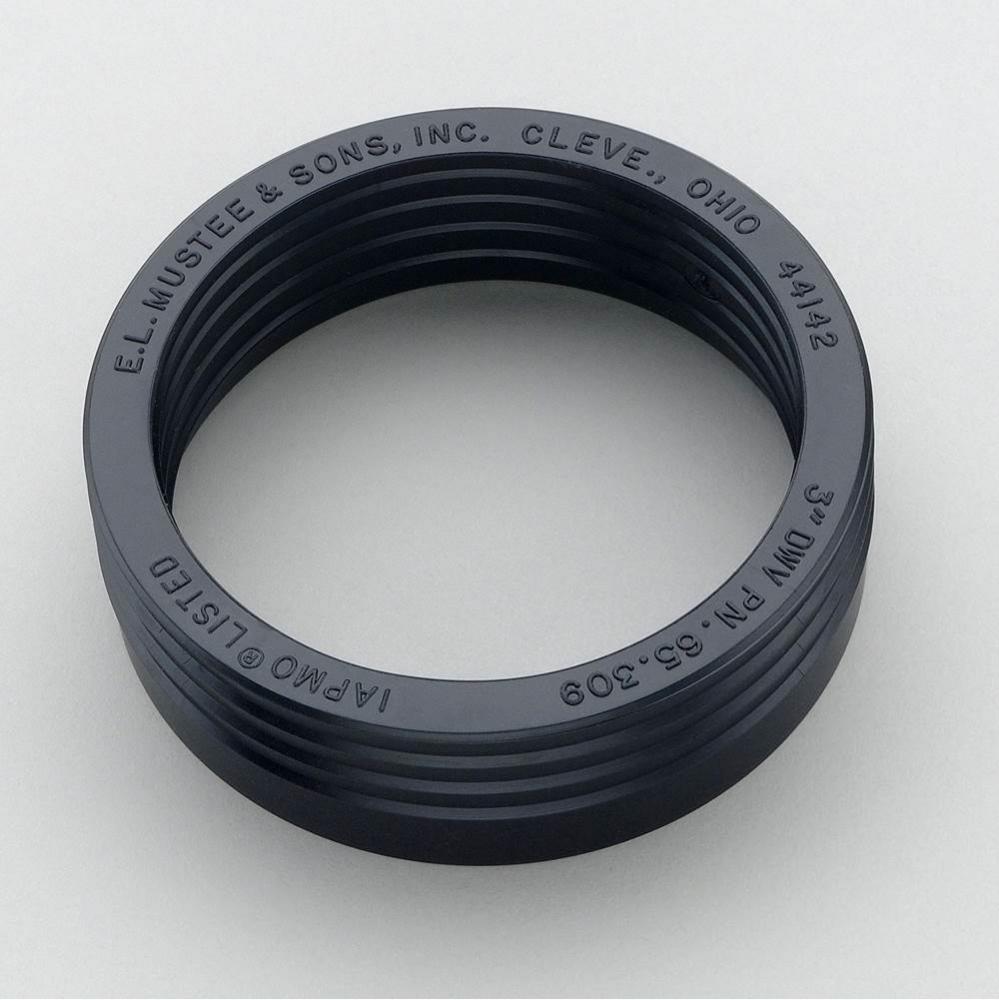 Drain Seal, 3'', For PVC, ABS, Iron DWV, Mop Basin