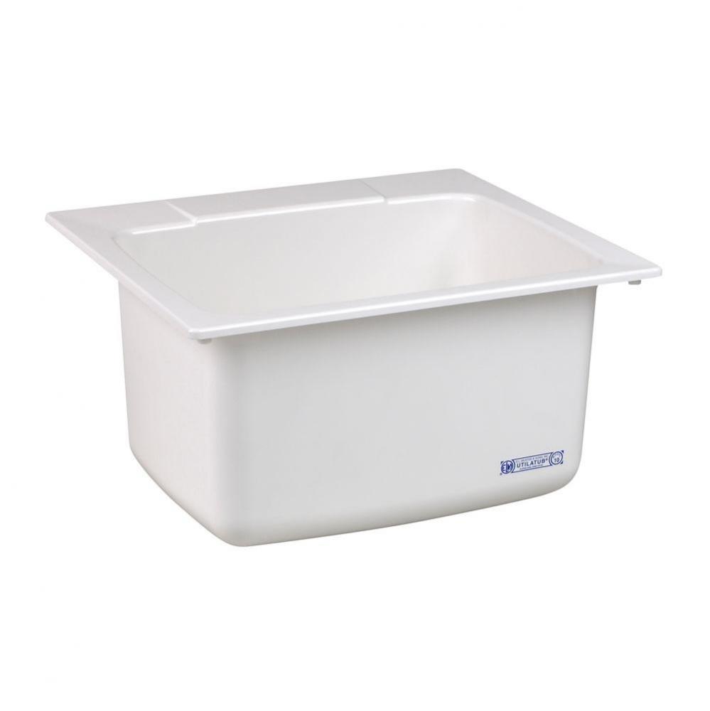 Utility Sink, 22''x25'', Bone, 4 Pack