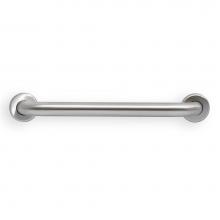 Mustee And Sons 390.305 - Grab Bar, 18'' L, 1.5'', Smooth, Stainless Steel