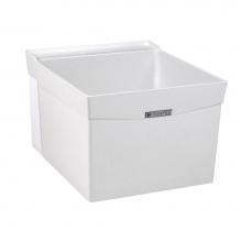 Mustee And Sons 18W - Utilatub Laundry Tub, Wall Mount