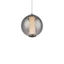 Modern Forms Canada PD-32507-35-SM/BN - Swirly Mini Pendant Light