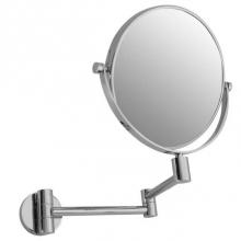 LaLoo Canada 2016MB - Circular Swing Mirror - 10'' Dia. - 7x Magnification  - Matte Black