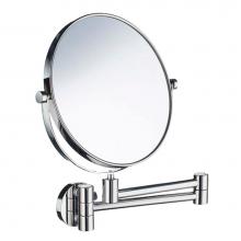 LaLoo Canada 2016 C - Circular Swing Mirror - 10'' Dia. - 7x Magnification  - Chrome