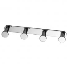 LaLoo Canada 2605-4 C - 4 Hook Strip - Chrome