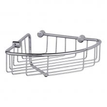 LaLoo Canada 3381 C - Wire Corner Basket - Chrome
