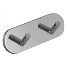 LaLoo Canada 7115-2C - 2 Hook Strip - Chrome