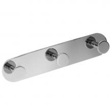 LaLoo Canada 7118-3C - 3 Hook Strip - Chrome