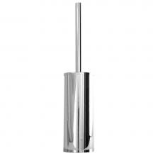 LaLoo Canada 9301 C - Round Bowl Brush and Holder - Chrome