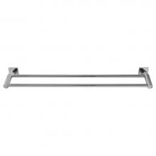LaLoo Canada H2630DC - Hero Extended Double Towel Bar - Chrome