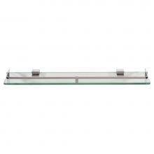LaLoo Canada K9387 BN - Karre II Single Glass Shelf - Brushed