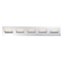 Eurofase 28022-015 - Olson, 5LT LED Bathbar, Chrome