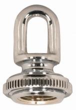 Satco Products Inc. 90/2302 - 3/8 IP Cast Brass Screw Collar Loop With Ring; Fits 1" Canopy Hole; 1-1/8" Ring Diameter;