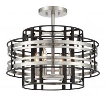 Minka Metropolitan N7983-420 - PRESTEN - 4 LIGHT SEMI FLUSH