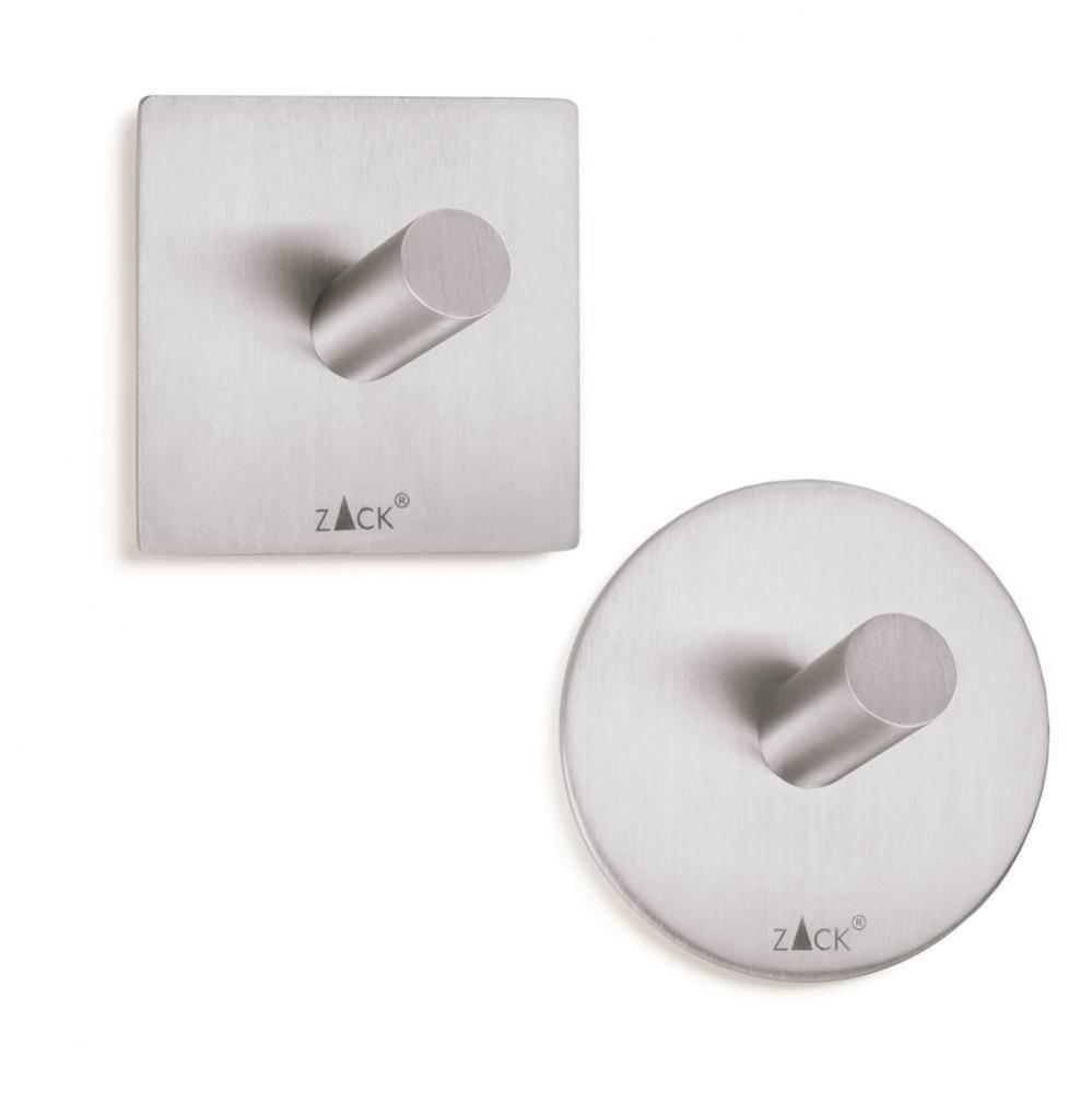 WHILE STOCKS LAST - 2'' x 2'' Duplo Towel Hook Self Adhesive - Stainless Steel