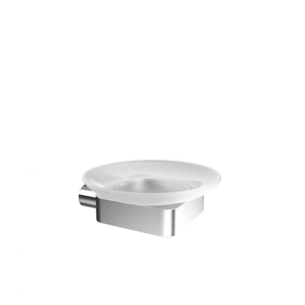 Flow Soap Dish Holder - Chrome