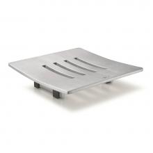 ICO Bath Z40101 - WHILE STOCKS LAST - 4.25'' x 4.25'' Abbaco Soap Dish - Stainless Steel