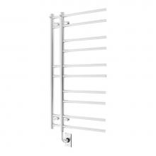 ICO Bath W91103 - 19.5''x37'' Ortona Electric Hardwired Towel Warmer - Chrome