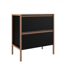 ICO Bath BT1005.MB - Tempo 31'' Two Drawer Freestanding Vanity - Matte Black