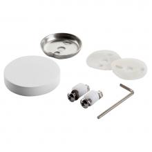 ICO Bath V0002 - Glass Mounting Kit (Ember, Glow, Lava, Summit) - Matte White