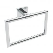 ICO Bath V62323 - Crater Towel Ring - Chrome