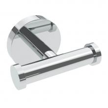 ICO Bath V67223 - Lava Double Towel Hook - Chrome