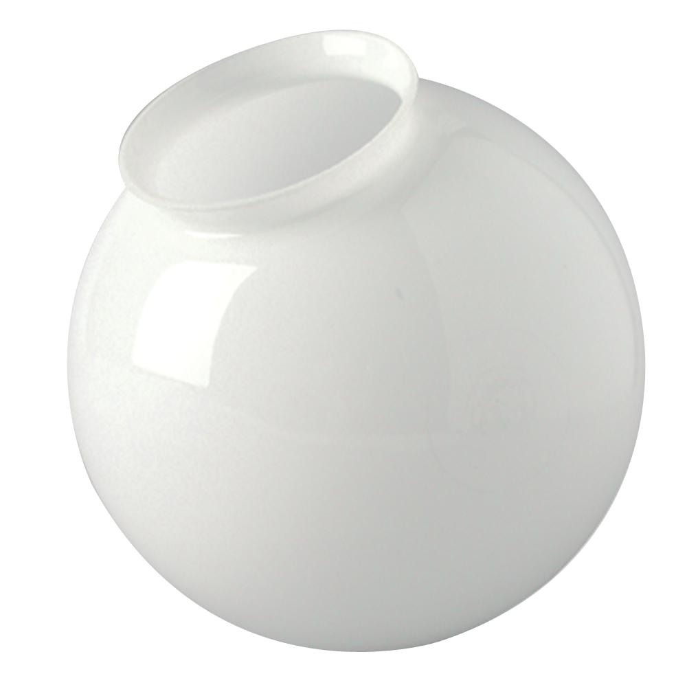 6" White Glass Globe for 3-1/4" Holder