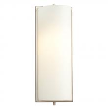 Galaxy Lighting ES213150BN - Wall Sconce - in Brushed Nickel finish with Satin White Glass