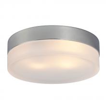 Galaxy Lighting 615272CH-113EB - Flush Mount Ceiling Light - in Polished Chrome finish with Frosted Glass