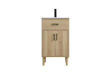 Elegant VF25020MW - Chandler 20 inch Single Bathroom Vanity in Mango Wood