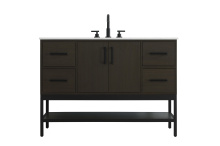 Elegant VF60748MMB - 48 inch Single Bathroom Vanity in Mocha Brown