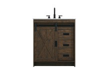 Elegant VF90530EX - Austin 30 inch Single Bathroom Vanity in Expresso