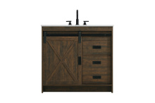 Elegant VF90536EX - Austin 36 inch Single Bathroom Vanity in Expresso