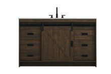 Elegant VF90554EX - Austin 54 inch Single Bathroom Vanity in Expresso