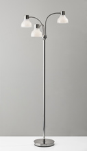 AFJ - Adesso 3566-09 - Presley 3-Arm Floor Lamp - Polished Nickel
