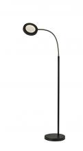 AFJ - Adesso SL4925-01 - Holmes LED Magnifier Floor Lamp w/Smart Switch