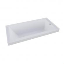 Mirolin Canada BO63L81 - White Aura Alcove Bath 8-Pack