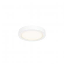 Dals CFLEDR06-CC-WH - 6 Inch Round Indoor/Outdoor LED Flush Mount