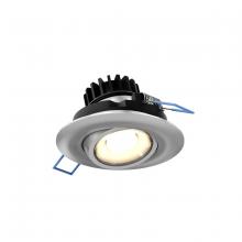 Dals LEDDOWNG3-CC-SN - 3 Inch Round Recessed LED Gimbal Light In 5CCT