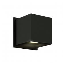Dals LEDWALL001D-BK - Square Directional Up/Down LED Wall Sconce