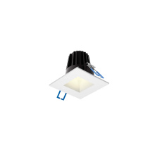Dals RGR2SQ-CC-WH - 2 Inch Square Indoor/Outdoor Regressed Down Light