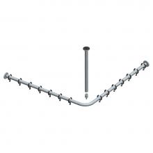 KEUCO 14936 170800 - Set of shower curtain rails