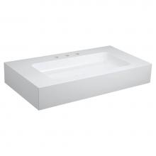 KEUCO 30380 310053 - Cast mineral washbasin