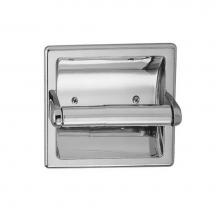Taymor 01-1864S - Recessed Paper Holder With Chrome Roller, Screw In