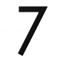 Taymor 25-DBLK57 - 5'' DESIGNER HOUSE NUMBER, BLK No.7